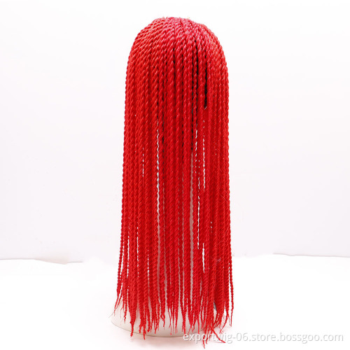 Wholesale Cheap Twist Crochet Braiding Hair 24" Synthetic Hair Extension Synthetic Jumbo Braiding Hair Senegalese Twist Braids